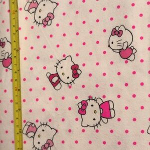 Hello Kitty Flannel Fabric Yardage